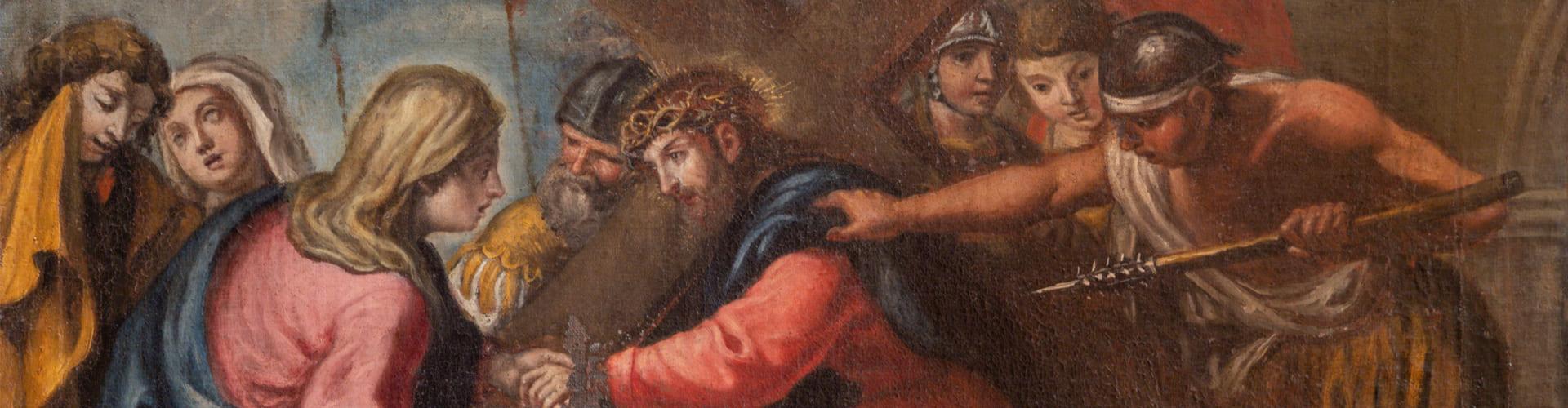 Tercera estación: Jesús es condenado en el Sinedrio