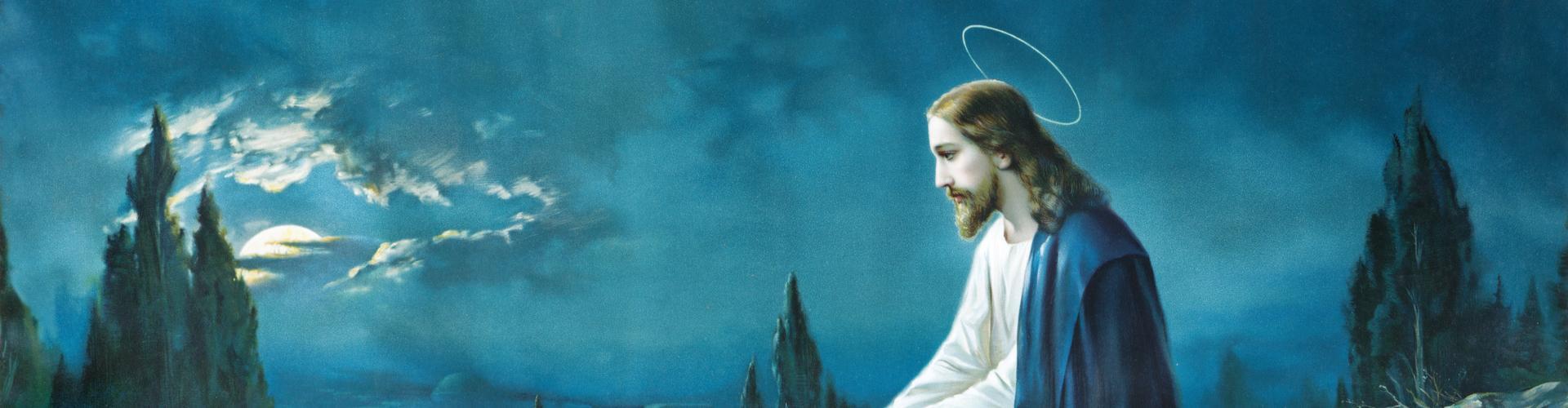 Primera estación: Jesús en el huerto de los olivos