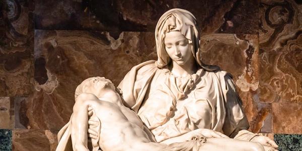 Decimocuarta estación: Jesús es depositado en el sepulcro
